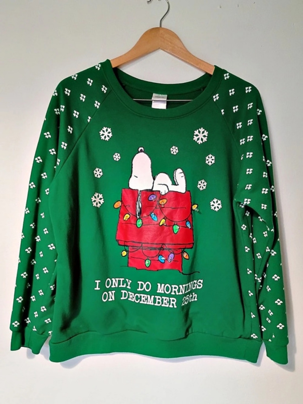 Peanuts Snoopy Christmas sweatshirt